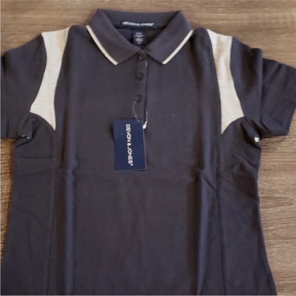 Ladies Sport Navy Active Golf Polo Shirt - Picture 4 of 6